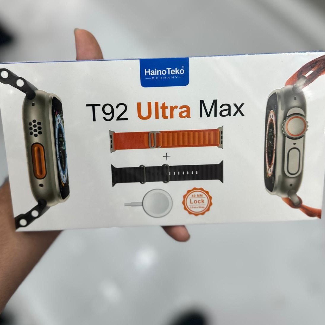 ساعت هوشمند t92 ultra max  به صورت تک و عمده