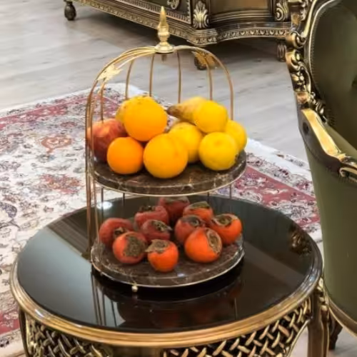 استند مزه طرح قفس دو طبقه