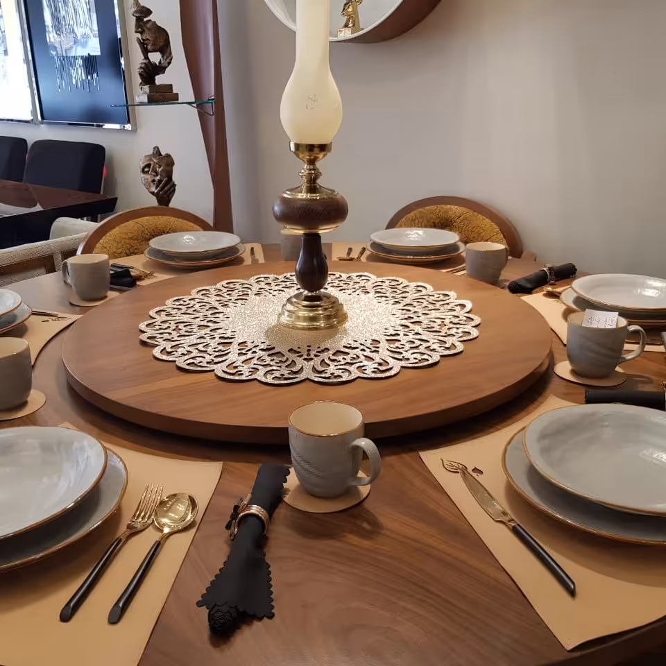 رمیزی.جلومبلی طرح قلب سایز 55