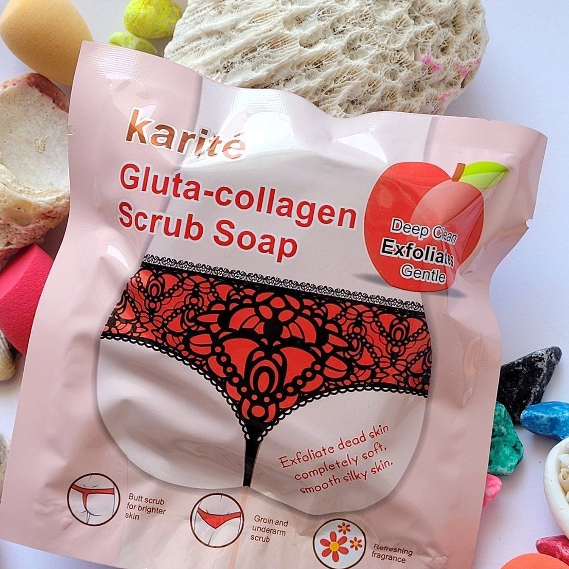 صابون اسکراب قلبی بیکینی