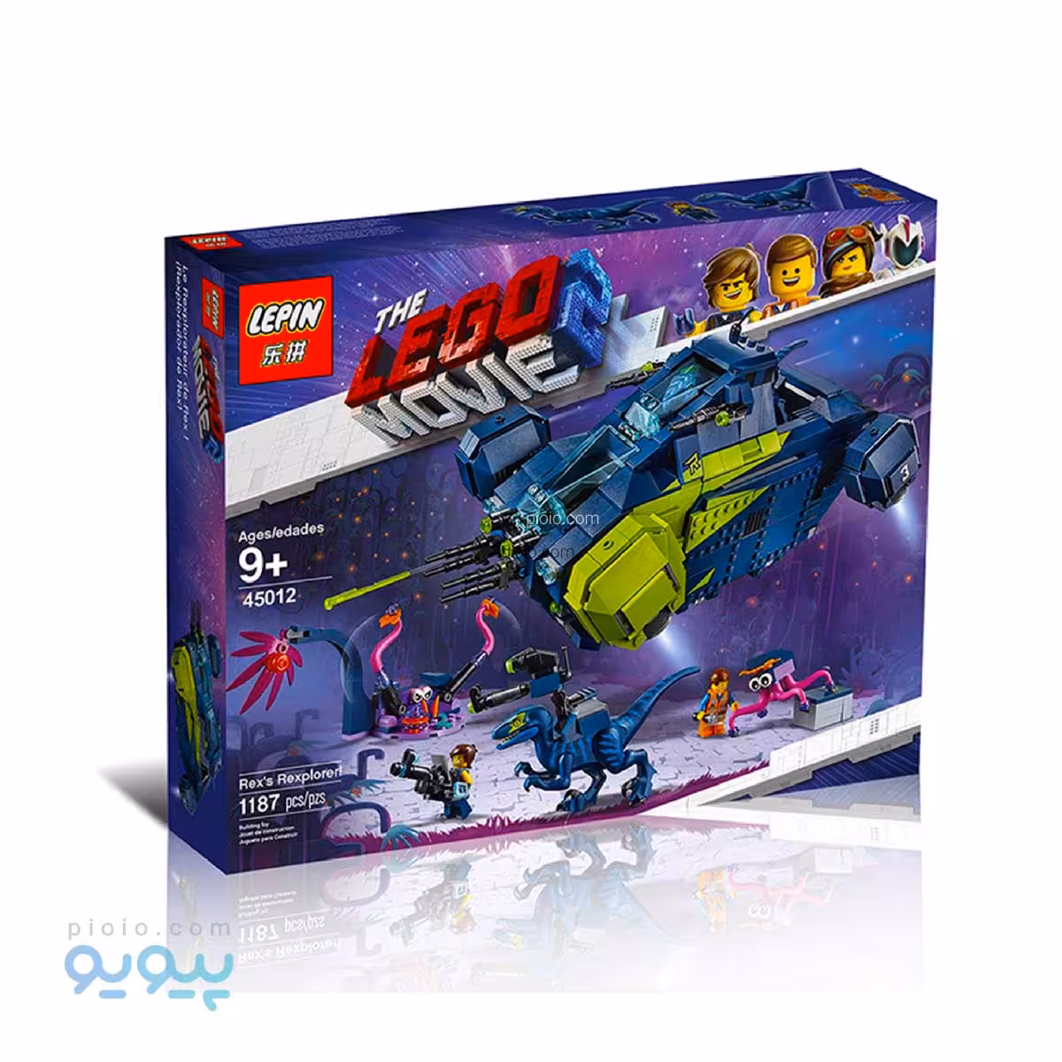 لگو نبرد سفینه و دایناسورها LEPIN ایتم 45012 تک و عمده