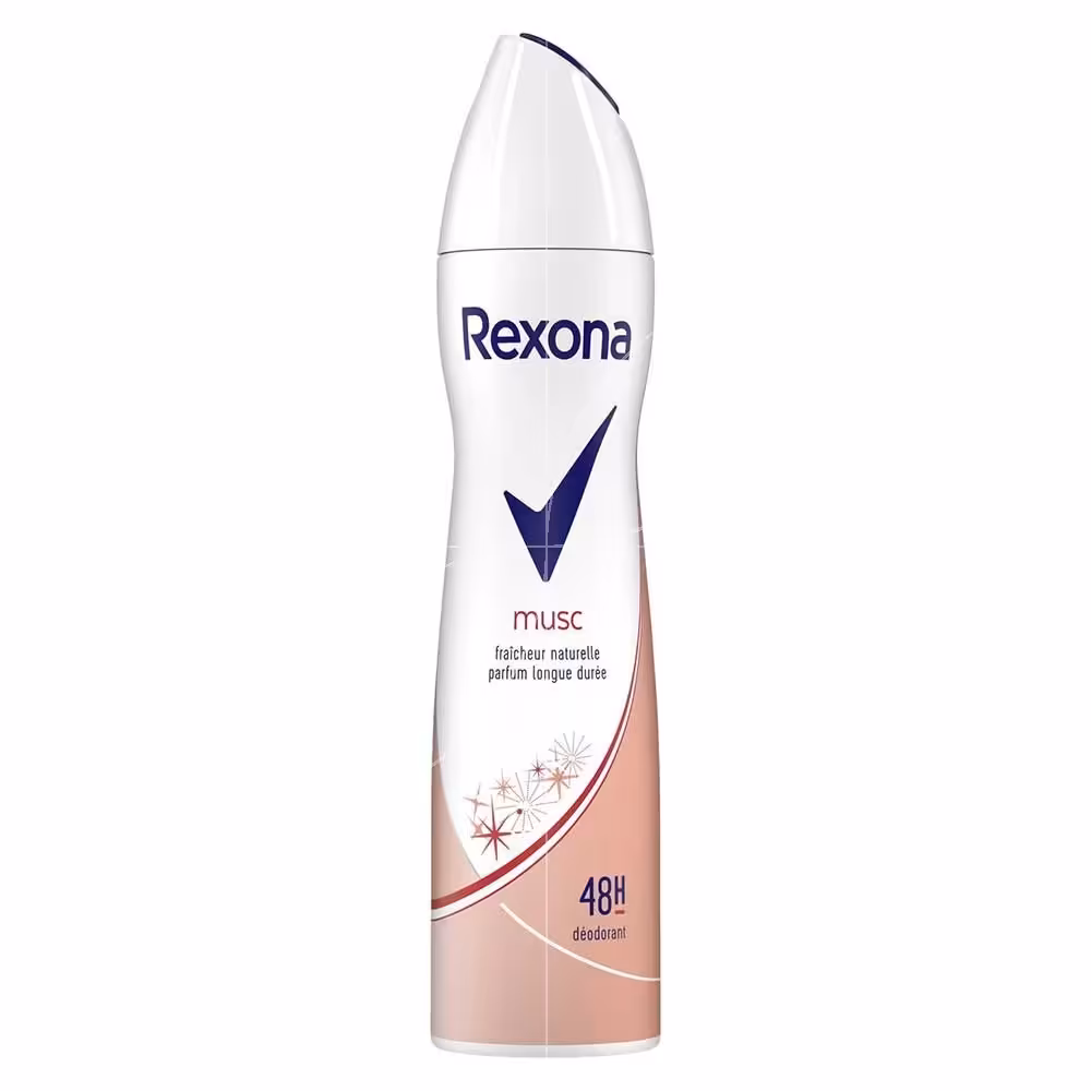 اسپری رکسونا rexona musc حجم 200 میلی لیتر مناسب بانوان 