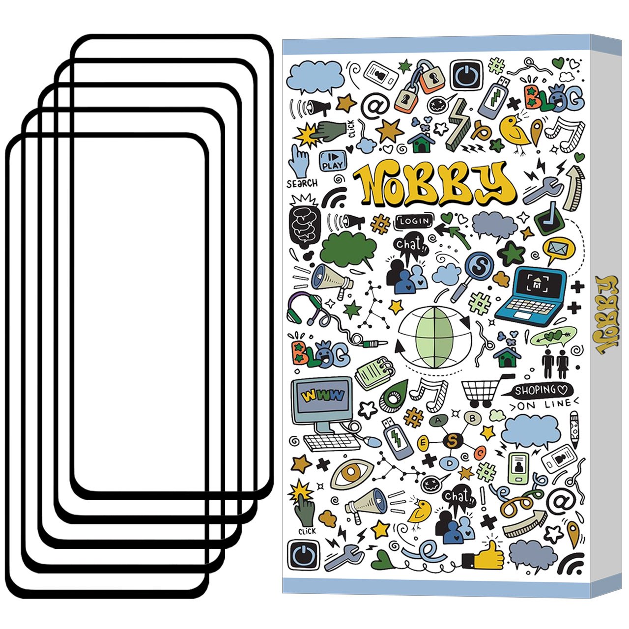 محافظ صفحه نمایش تمام صفحه مناسب برای گوشی موبایل سامسونگ Galaxy A11 پک 5 عددی