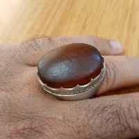 انگشتر عقیق یمن بسیار قدیمی