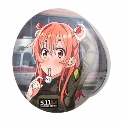 آینه جیبی خندالو طرح ساکوراساوا انیمه کانوجواوکاری مدل تاشو کد 18255