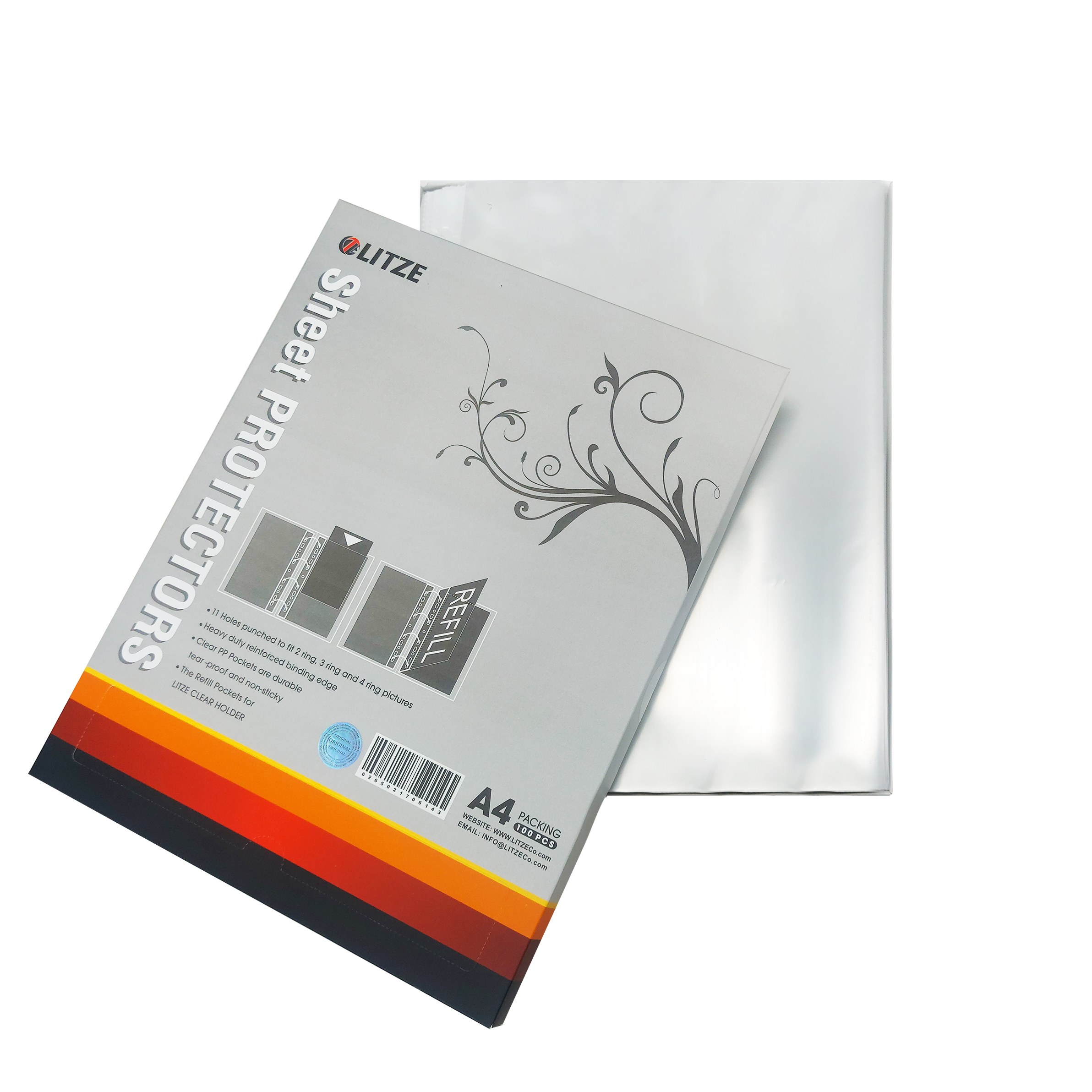 کاور کاغذ A4 لیتز مدل لوکس جعبه ی 100 عددی