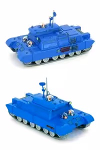 مجسمه فیگور تن تن LUNAR TANK