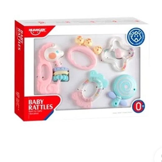 ست جغجغه دندانگیر 5 تکه هانگر