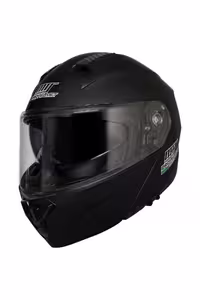 کلاه کاسکت موتورسیکلت مشکی موتور M966 Sun Visor Chin Open Motorcycle Matte ام تی اس MTS