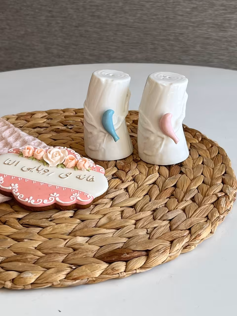 نمکدان و فلفل پاش سرامیکی طرح پرنده