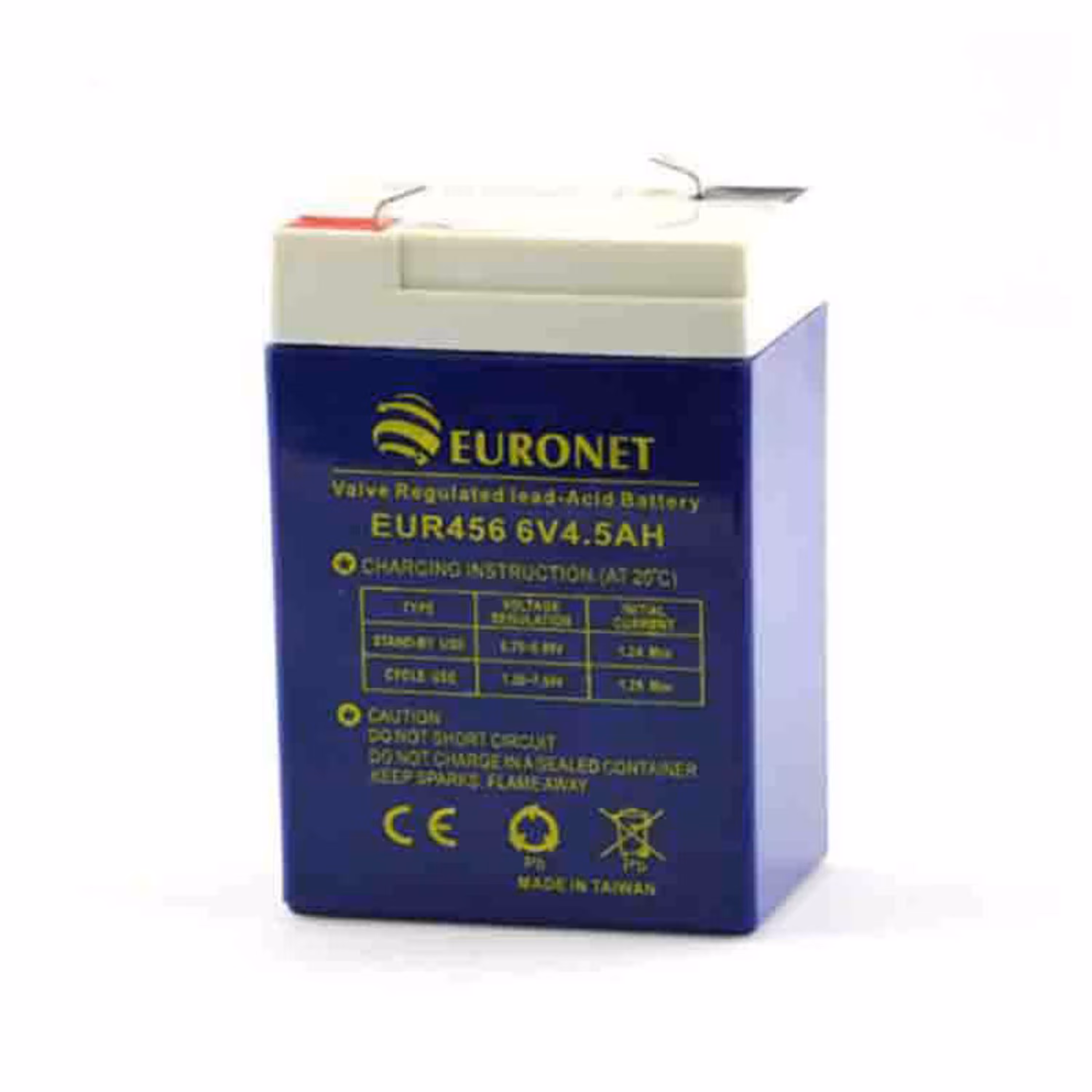 باتری یو پی اس 6 ولت 4.5 آمپرساعت یورونت مدل EUR456