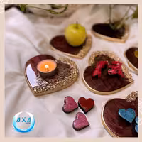 زیرلیوانی قلبی رزینی