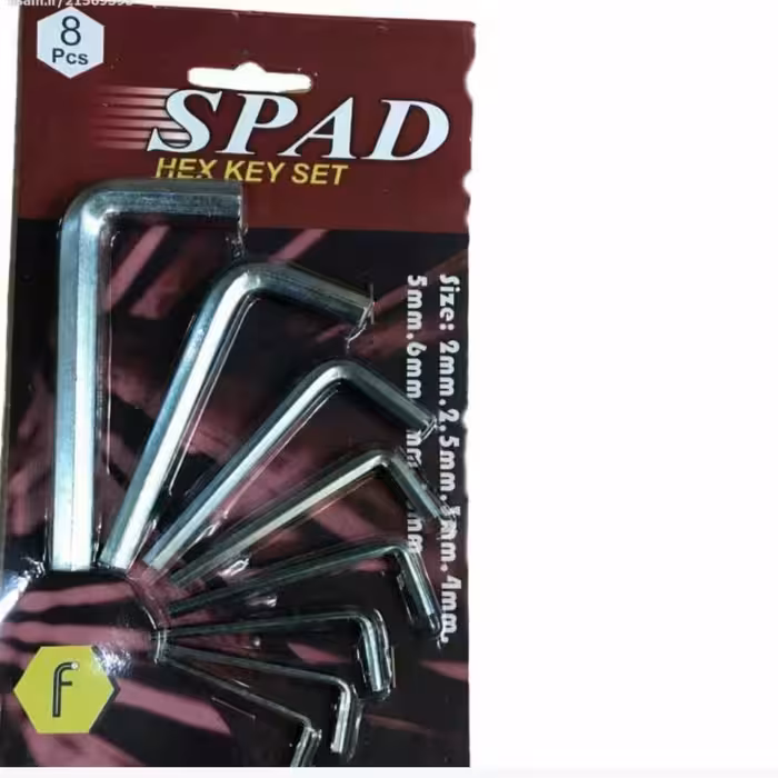 مجموعه 8عددی آچار   آلن   سایز بزرگ