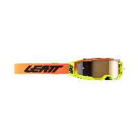 کلاه کاسکت موتورسیکلت نارنجی VELOCUTY 55 BRONZE UC عینک Leatt