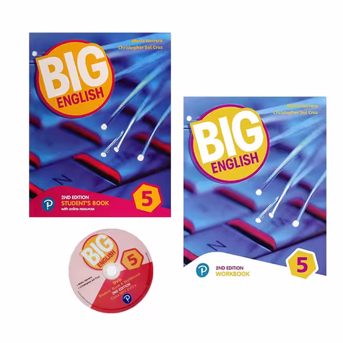 کتاب بیگ انگلیش 5 ویرایش دوم | Big English 5 (SB WB Audio) 2nd Edition | خرید کتاب زبان | خرید لوازم التحریر | چی کتاب | بالاترین تخفیف و ارسال رایگان