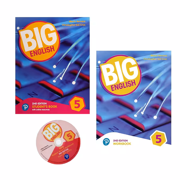 کتاب بیگ انگلیش 5 ویرایش دوم | Big English 5 (SB WB Audio) 2nd Edition | خرید کتاب زبان | خرید لوازم التحریر | چی کتاب | بالاترین تخفیف و ارسال رایگان