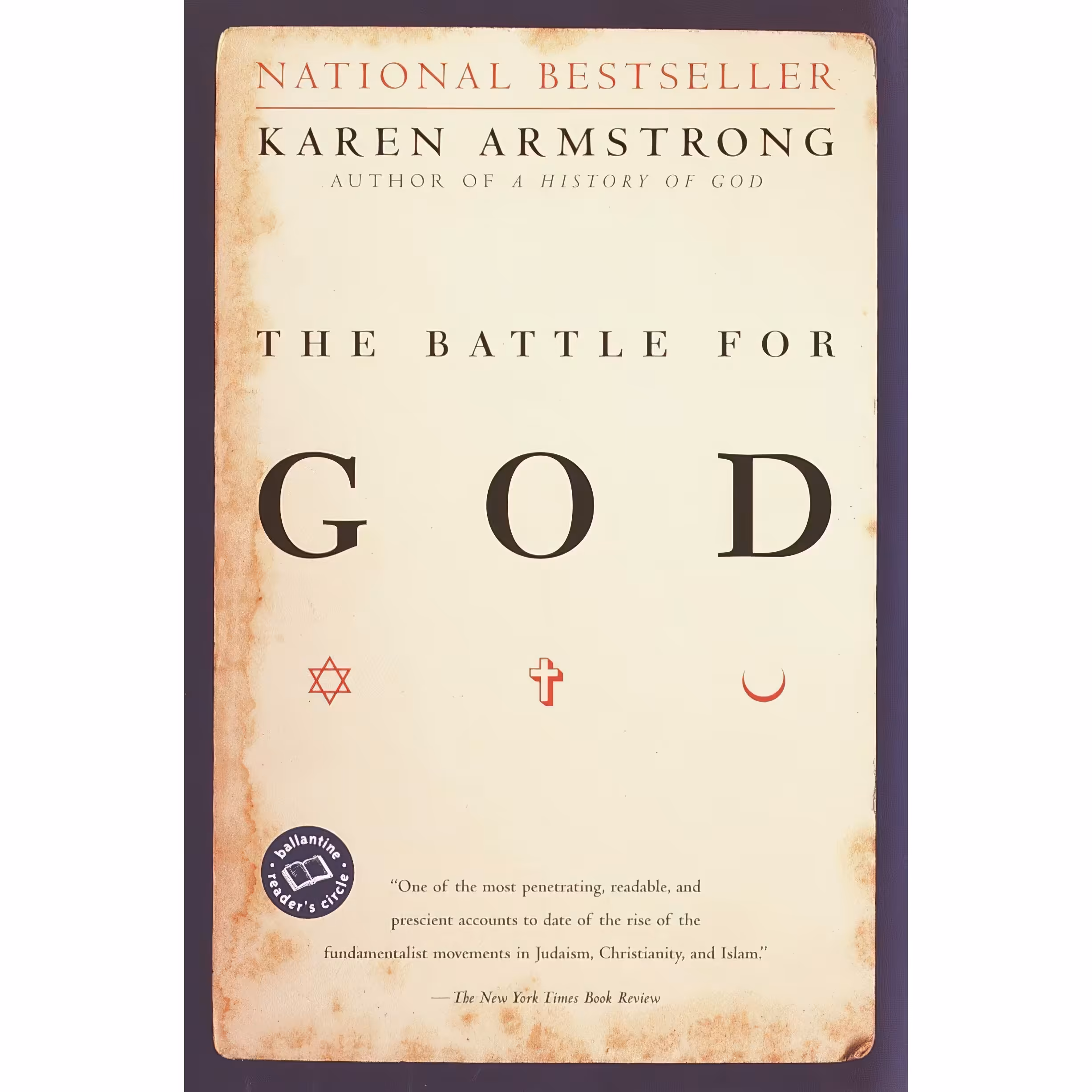 کتاب زبان اصلی The Battle for God اثر Karen Armstrong انتشارات Ballantine Books