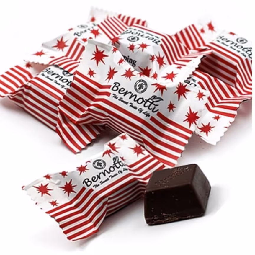 شکلات جرقه ای برنوتی با  روکش کاکائویی