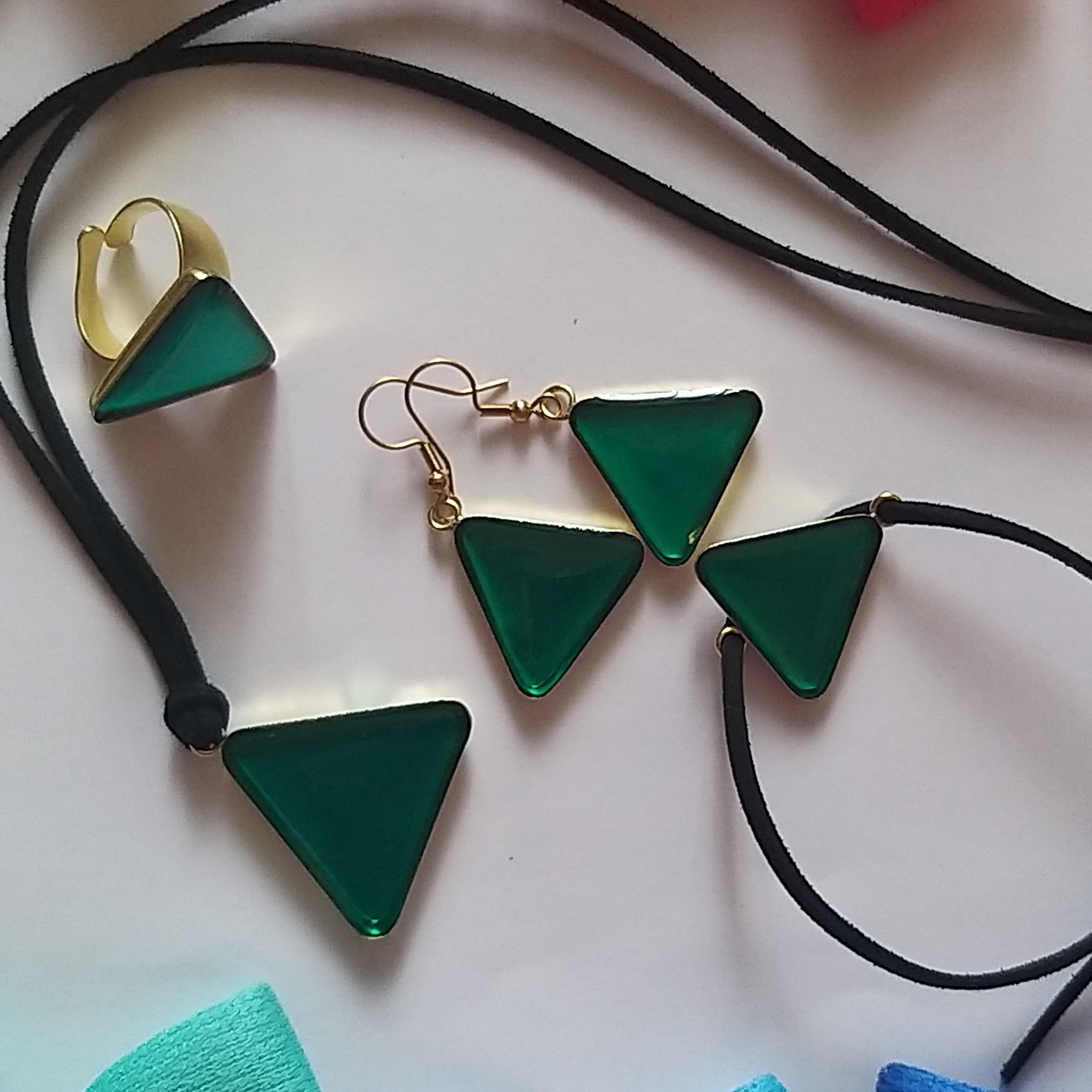 ست زیورالاتن زنانه رزین