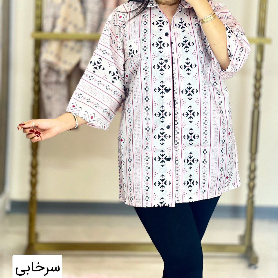 شومیز مانتویی طرحدار شییک زنانه