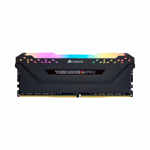 رم دسکتاپ DDR4 تک کاناله 3000 مگاهرتز CL16 کورسیر مدل VENGEANCE RGB PRO ظرفیت 8 گیگابایت