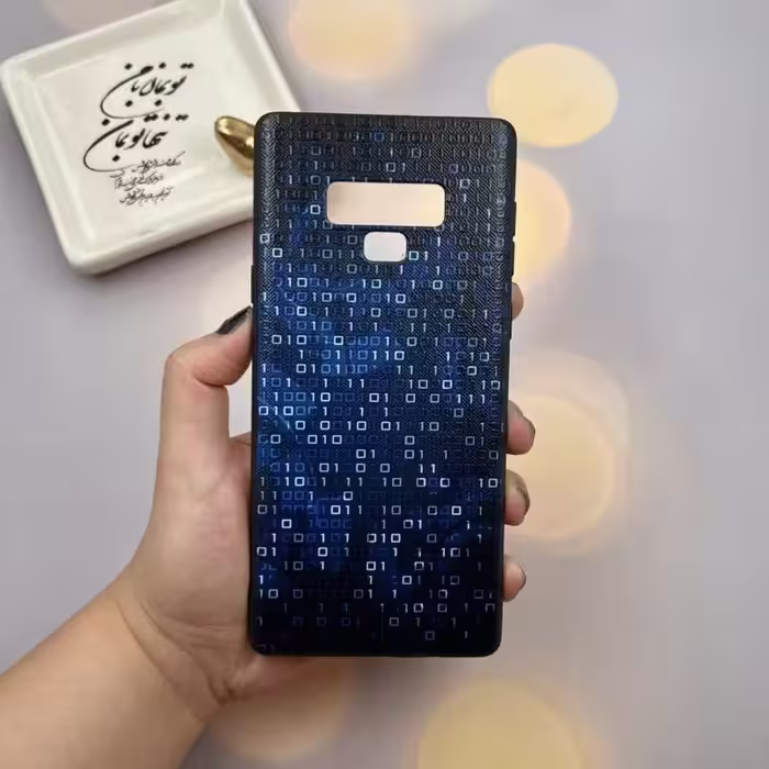 قاب گوشی Galaxy Note 9 سامسونگ طرح برجسته فانتزی مدل صفر و یک کد 77510
