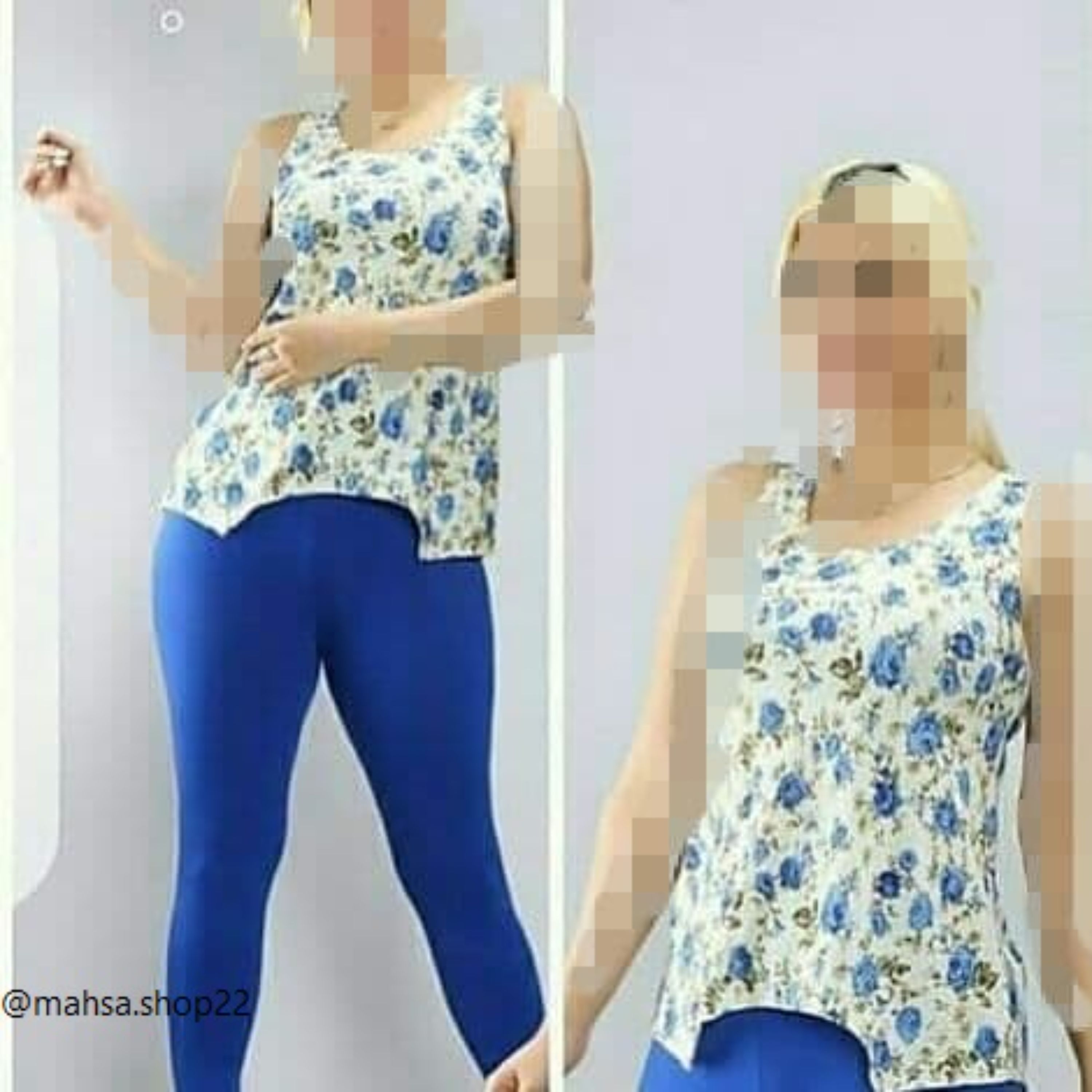 تونیک و شلوار گلدار جنس فلامنت اعلا بمب فروش