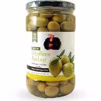 کنسرو زیتون شور  ارگانیک اکسیر (باهسته ) 