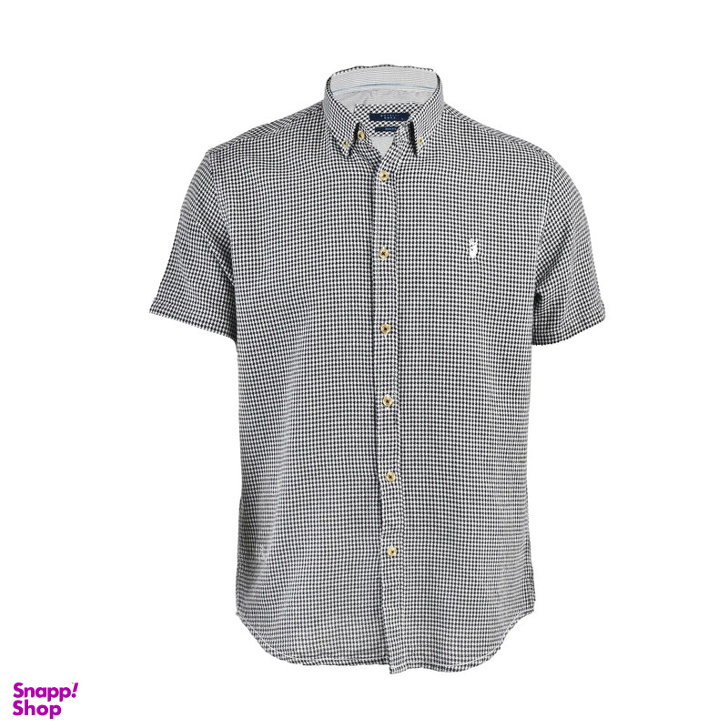 پیراهن آستین کوتاه مردانه مدل MDSS-CG2631 رنگ سرمه ای