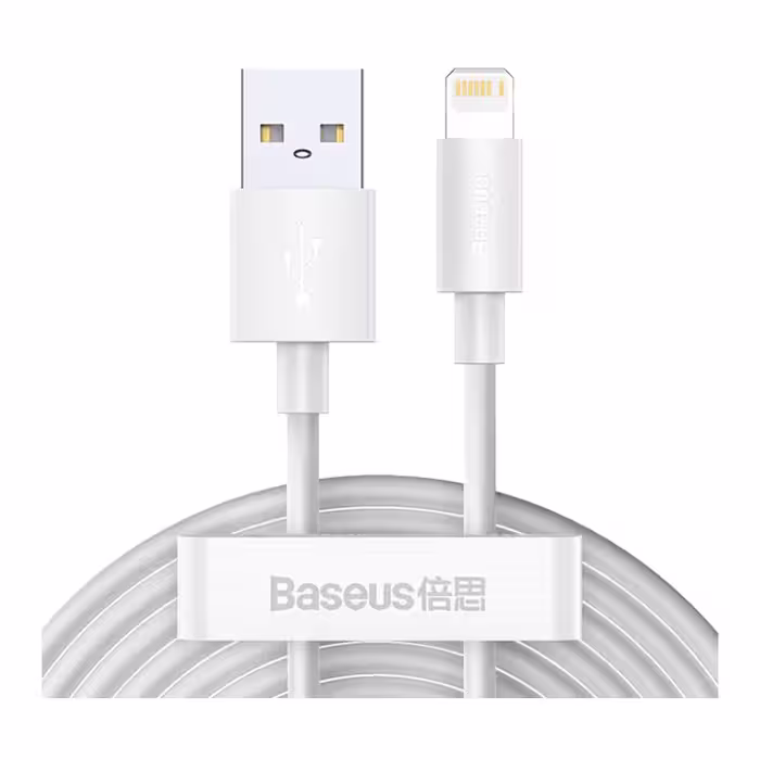 قیمت کابل لایتنینگ بِیسوس Data Cable Kit 2.4A 1.5m - ایسل