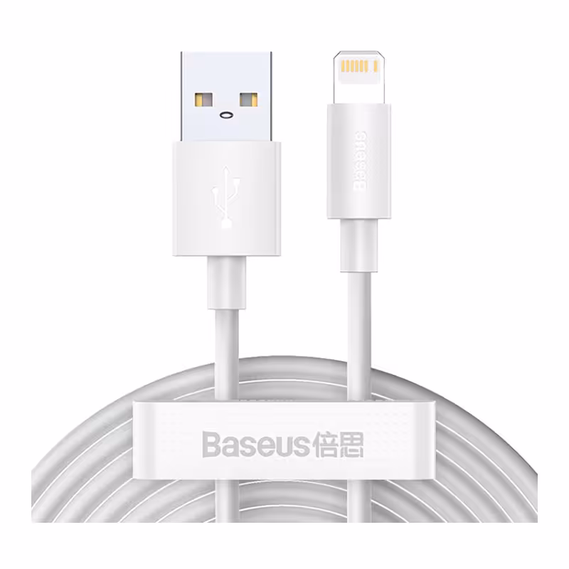 قیمت کابل لایتنینگ بِیسوس Data Cable Kit 2.4A 1.5m - ایسل