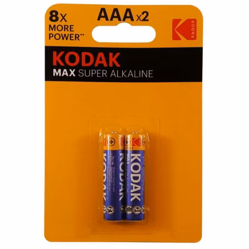 باتری نیم قلمی کداک مدل MAX alkaline  بسته دو عددی