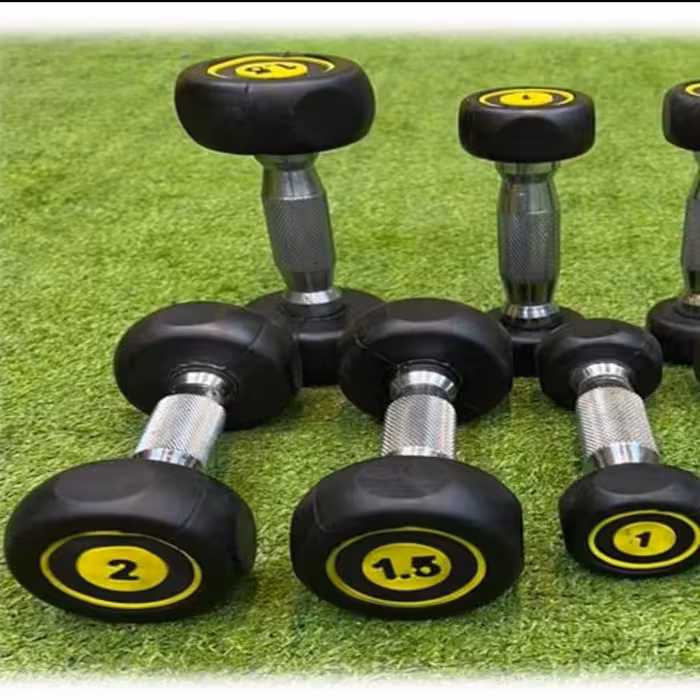 دمبل ایروبیک دسته فلزی نیم کیلوگرم یک جفت