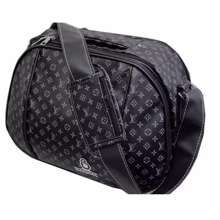 ساک لوازم بیبی سینگ طرح louis vuitton مشکی