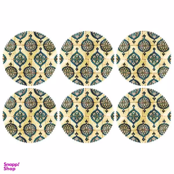 زیر بشقابی کد U2-42017 ست 6 عددی