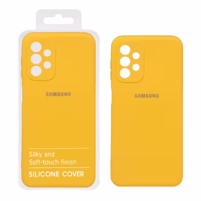 قاب گوشی سیلیکونی HighCopy برای Samsung A13-4G زرد کد 2