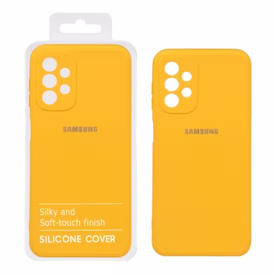 قاب گوشی سیلیکونی HighCopy برای Samsung A13-4G زرد کد 2