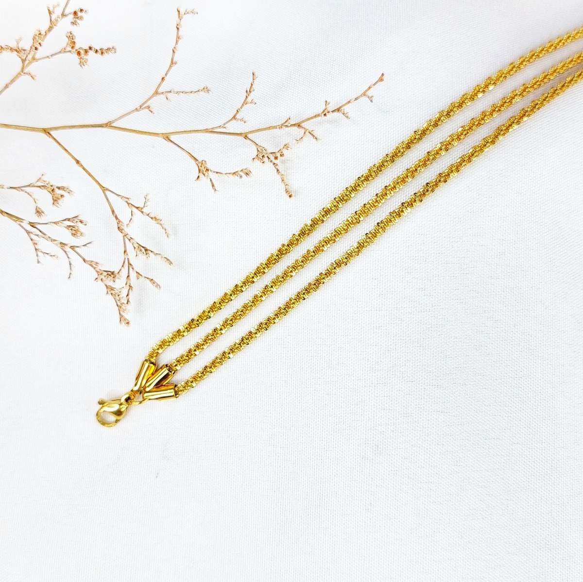 دستبند سه لاین برند استیل کد 11801