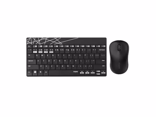 کیبورد و ماوس بی‌سیم رپو مدل 8000M