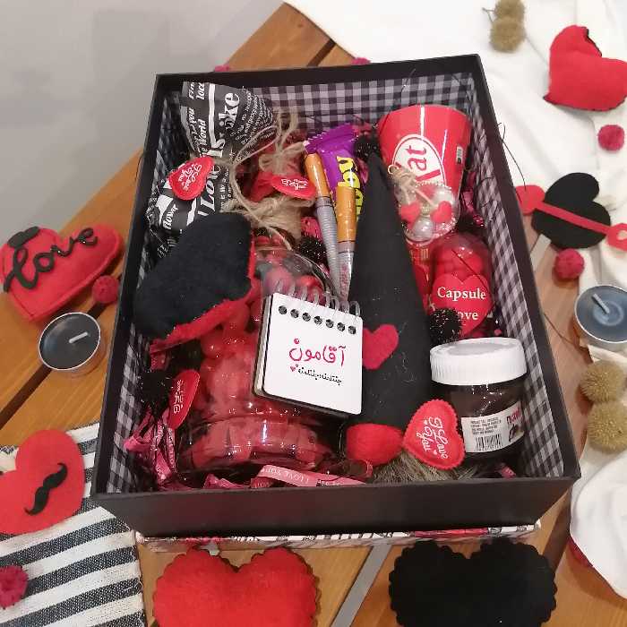 پک هدیه ولنتاین مستطیلی 1