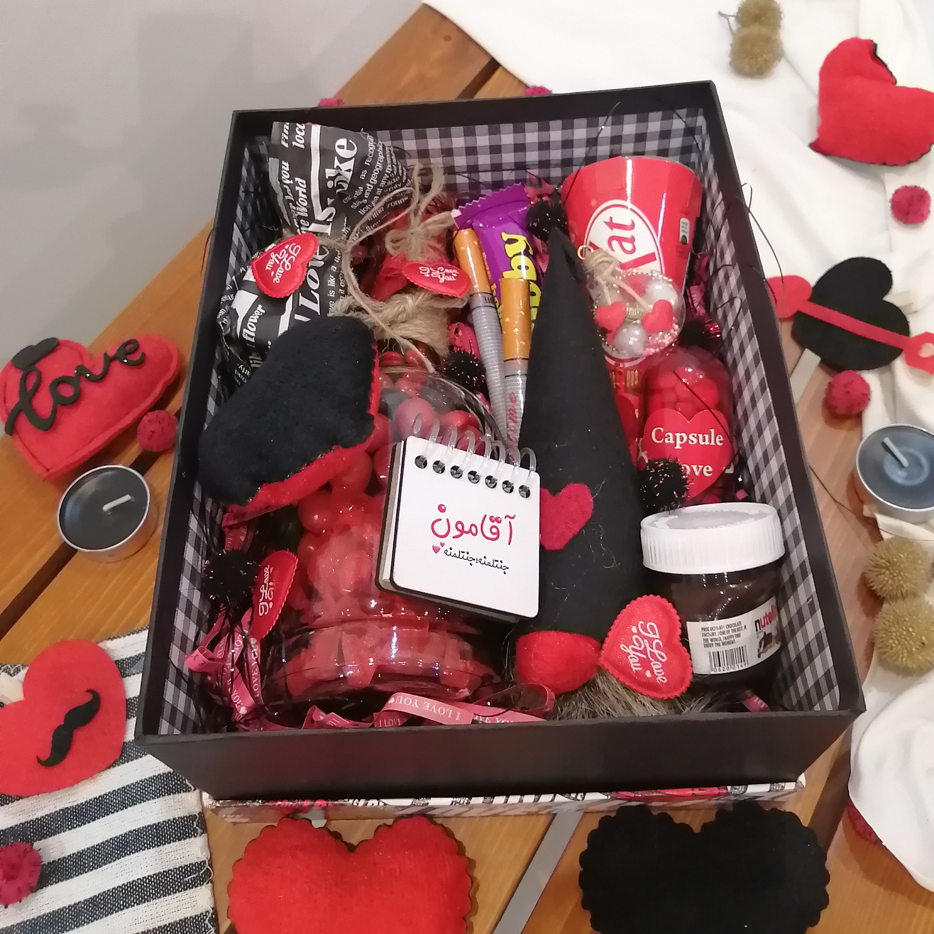 پک هدیه ولنتاین مستطیلی 1