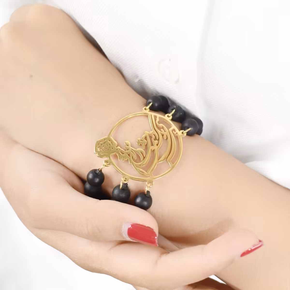 دستبند سنگی برند استیل کد 7165