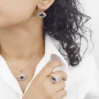 نیمست زنانه طرح طلا مدل چشم نظر کد 5032