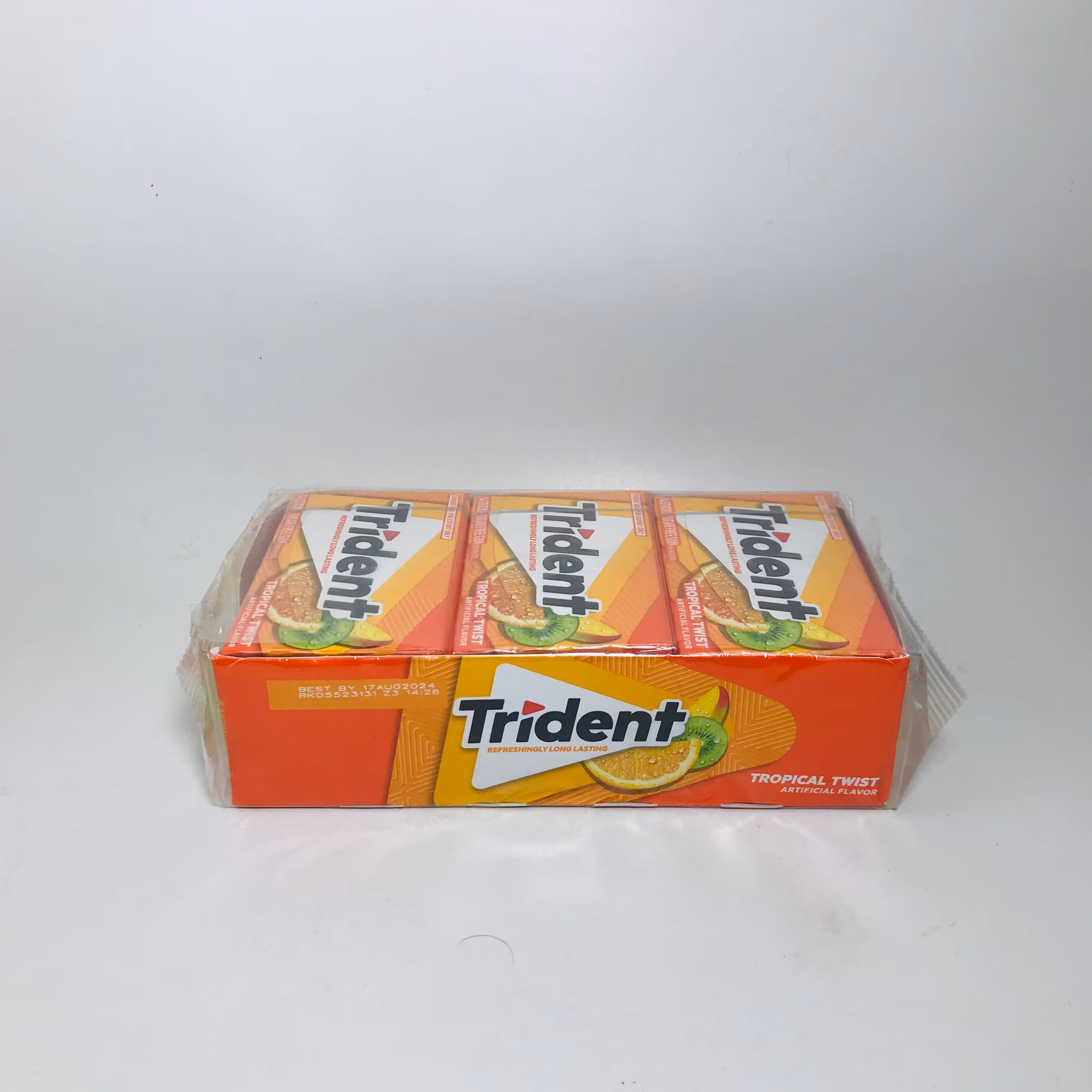 آدامس تریدنت 14 عددی استوایی با طعم موز ، کیوی، پرتغال (اصل)