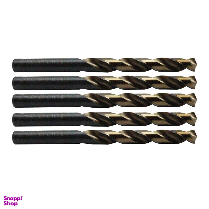 مته آهن آلاتا مدل YP-HSS-E-DIN338-011MM سایز 11 میلی متر مجموعه 5 عددی