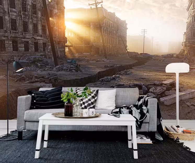 طرحی هنری از شهر متروکه