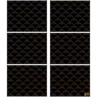  زیر بشقابی مستطیلی پارچه مخمل سایز 35 در 40 مدل U3-90 شرکت رنس