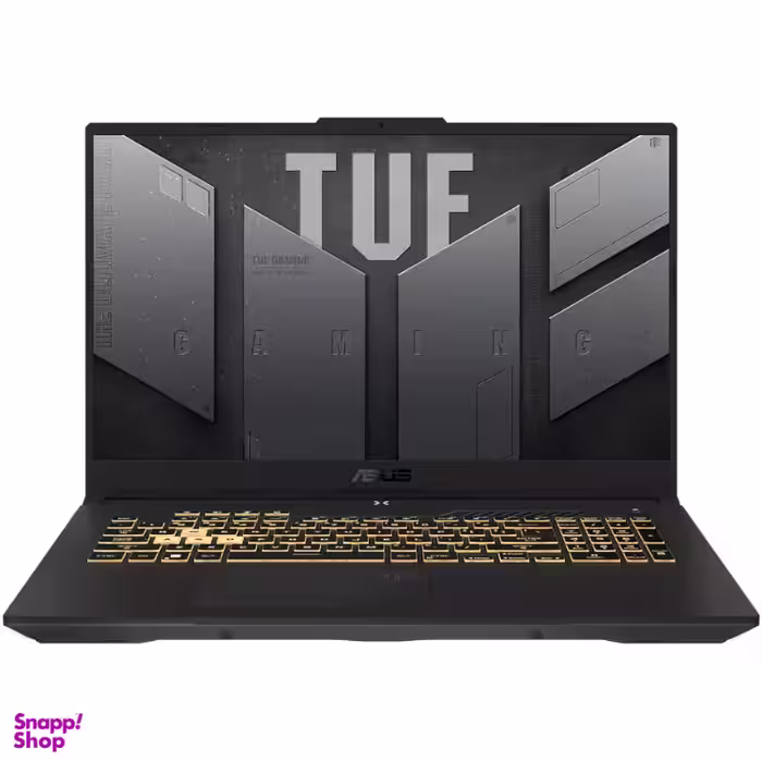 لپ تاپ 17.3 اینچ ایسوس مدل TUF Gaming F17 FX707ZC4-HX097-i5 12500H-16GB DDR4-512GB SSD-RTX3050-FHD-M
