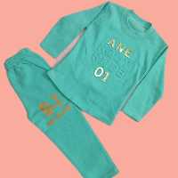  لباس بچگانه پیراهن وشلوار اسپرت . جنس نخ پنبه . سایز بندی 35