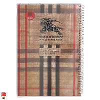 دفتر مشق 80 برگ سیمی مجلد طرح بربری آپادانا